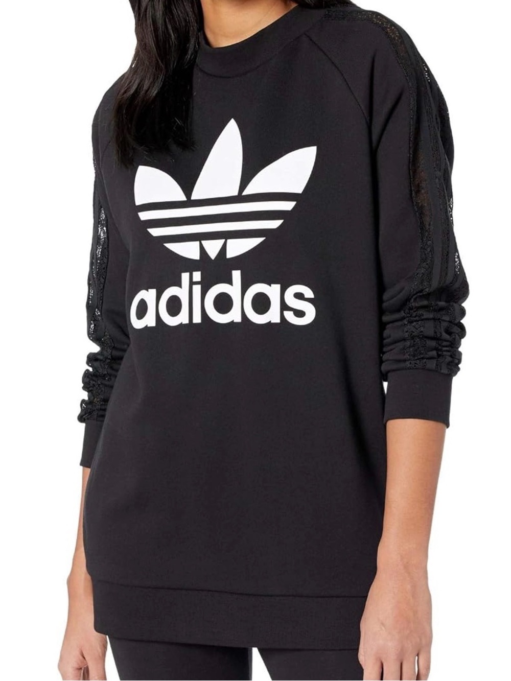adidas Black Crewneck Sweatshirt